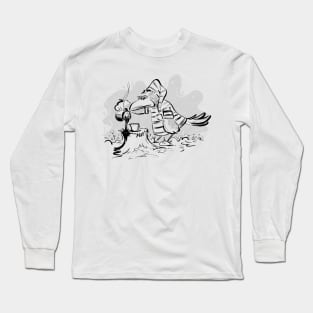 Sleepy Raven Long Sleeve T-Shirt